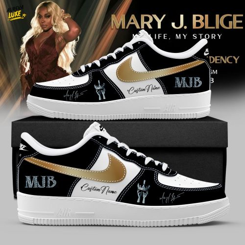 Mary J. Blige Las Vegas Residency Tour 2026 Signature Custom Name Black Shoes AF