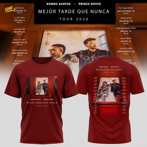 Mejor Tarde Que Nunca US & UK Tour Merch