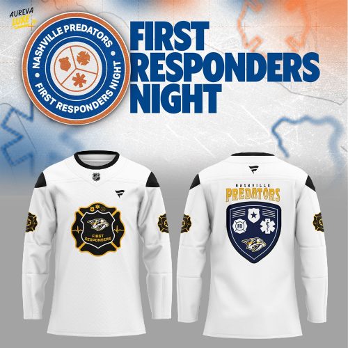 N Predators First Responders Night Hockey Jersey