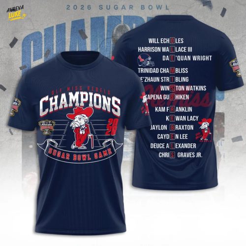Ole Miss Rebels Football 3D Apparel