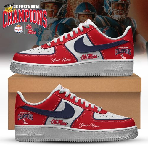 Ole Miss Rebels Special Fiesta Bowl Champions Limited Edition Shoes