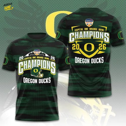 Oregon Ducks Football 3D Apparel