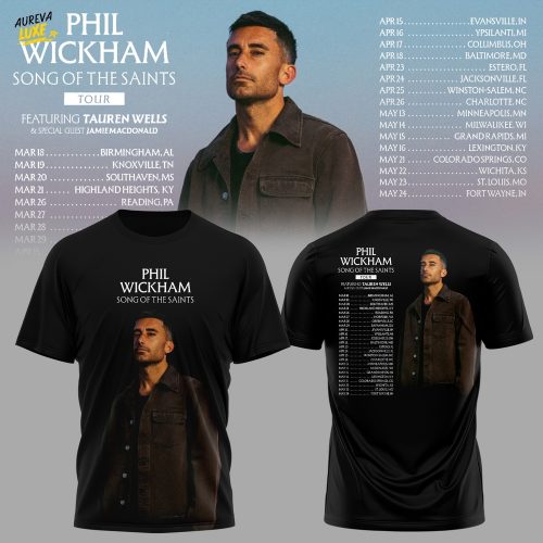 Phil Wickham – Song of the Saints Tour 2026 Tshirt