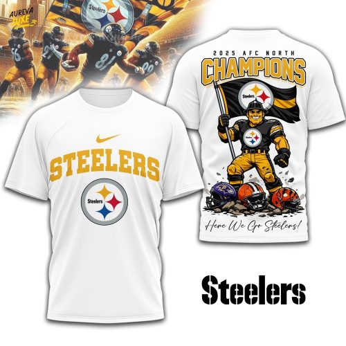 Pittsburgh Steelers | Premium NFL AFC North Champions 3D Shirt TD