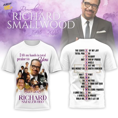 Richard Smallwood 1948 2025 Forever a Gospel Legend 3D Shirt