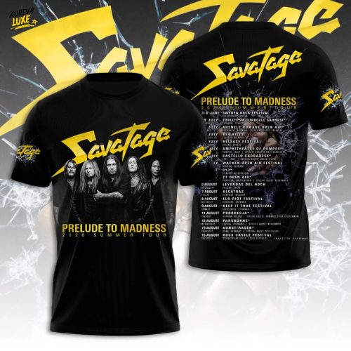 Savatage 2026 Summer Tour 3D Apparel