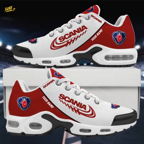 Scania Elegant Design Custom Name Sport Shoes - Redt