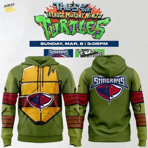 South Carolina Stingrays x Teenage Mutant Ninja Turtles Night Hoodie