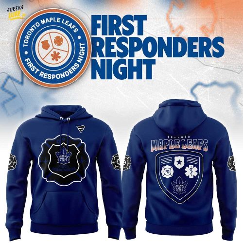 TM Leafs First Responders Night 2026 Blue Hoodie