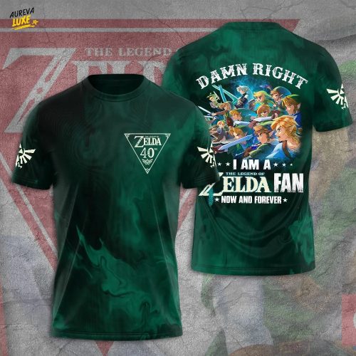 The Legend of Zelda 40th Anniversary 3D Apparel