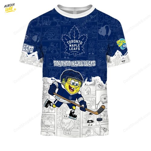 Toronto Maple Leafs SpongeBob Tshirt
