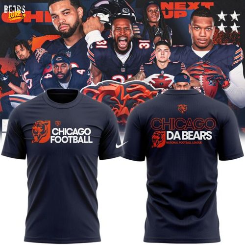 Unisex Chicago Bears Nike Navy Outline T-Shirt