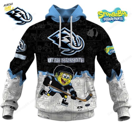 Utah Mammoth SpongeBob Hoodie