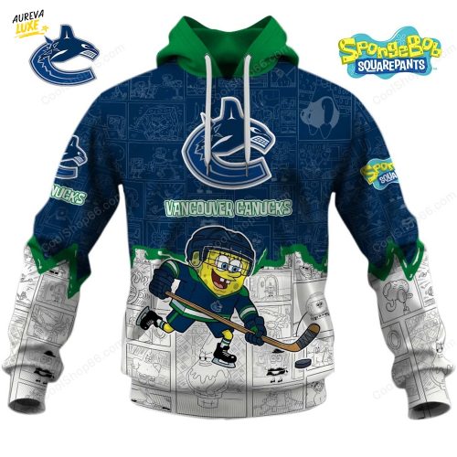 Vancouver Canucks SpongeBob Hoodie