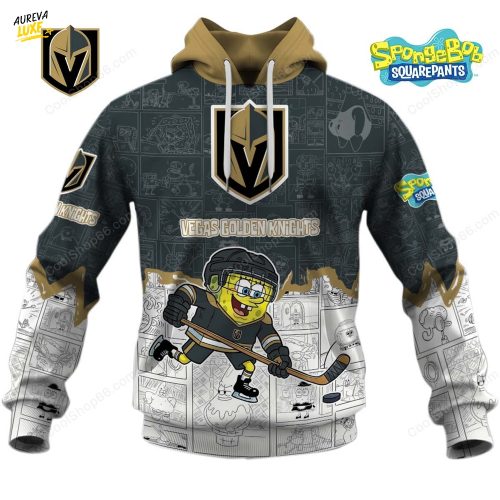 Vegas Golden Knights SpongeBob Hoodie