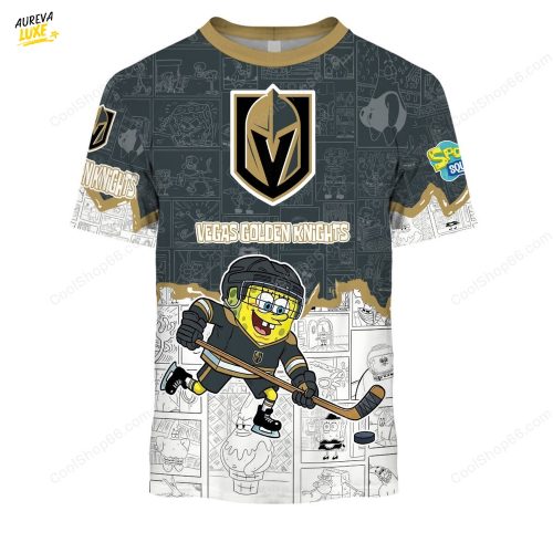 Vegas Golden Knights SpongeBob Tshirt