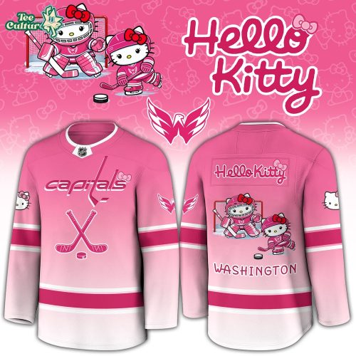 WSH Capitals Special Hello Kitty Limited Edition Jersey