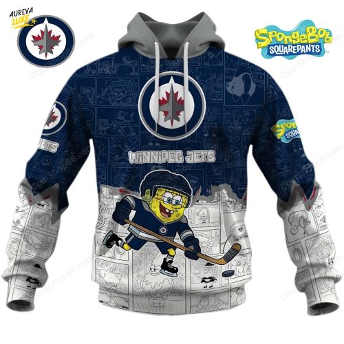Winnipeg Jets SpongeBob Hoodie