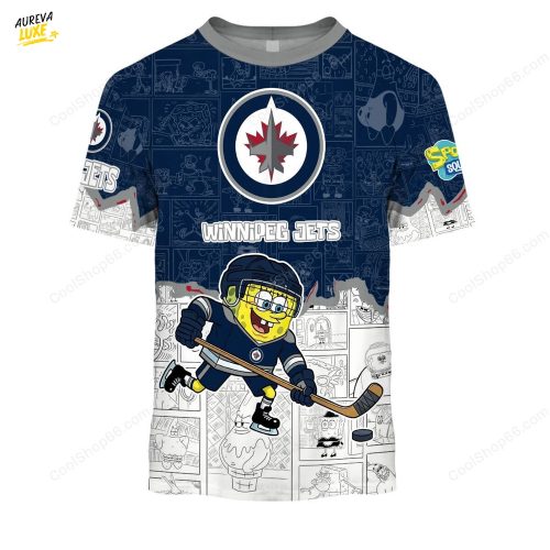 Winnipeg Jets SpongeBob Tshirt