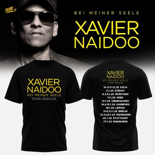 Xavier Naidoo “Bei Meiner Seele” Tour 2025–2026 T-Shirt